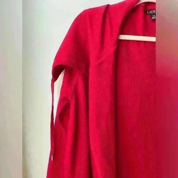 Ralph Lauren Black label red thermal jacket cardigan size large - Picture 2 of 7